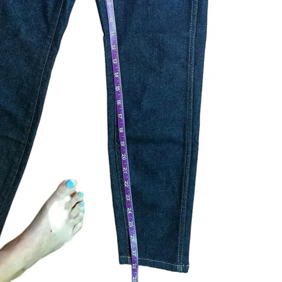 EVERLANE The Way High Skinny Jeans Size 28 Crop Dark Wash NWT High Waist Stretch