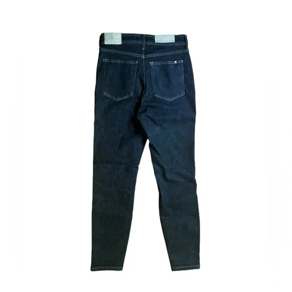 EVERLANE The Way High Skinny Jeans Size 28 Crop Dark Wash NWT High Waist Stretch