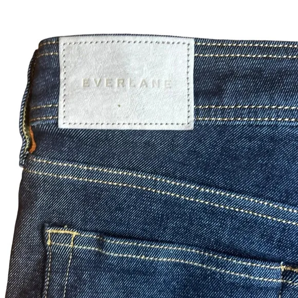 EVERLANE The Way High Skinny Jeans Size 28 Crop Dark Wash NWT High Waist Stretch