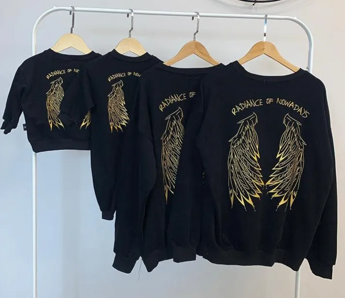 Family Matching Colorful Wings Sweater