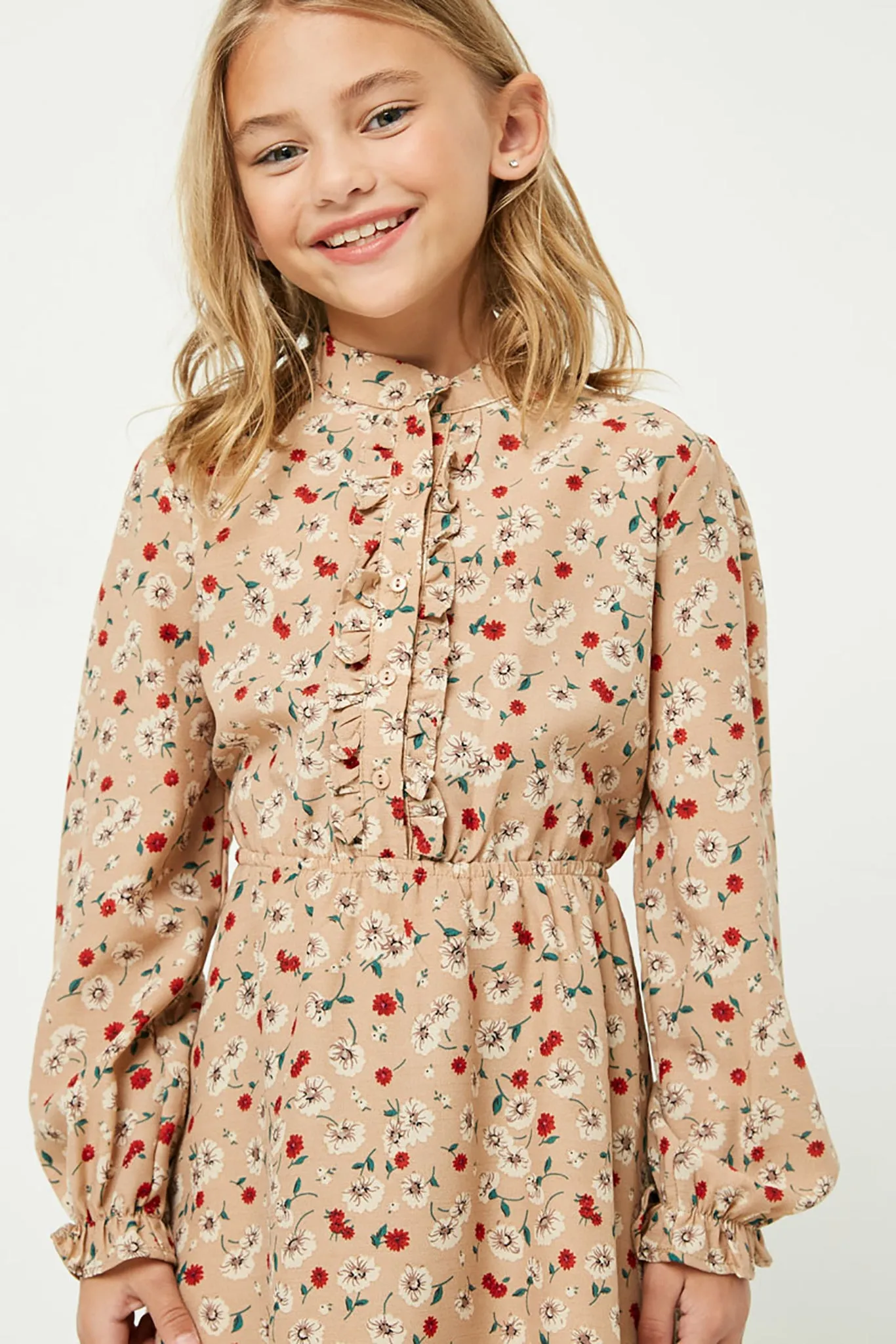 Floral Print Midi Dress