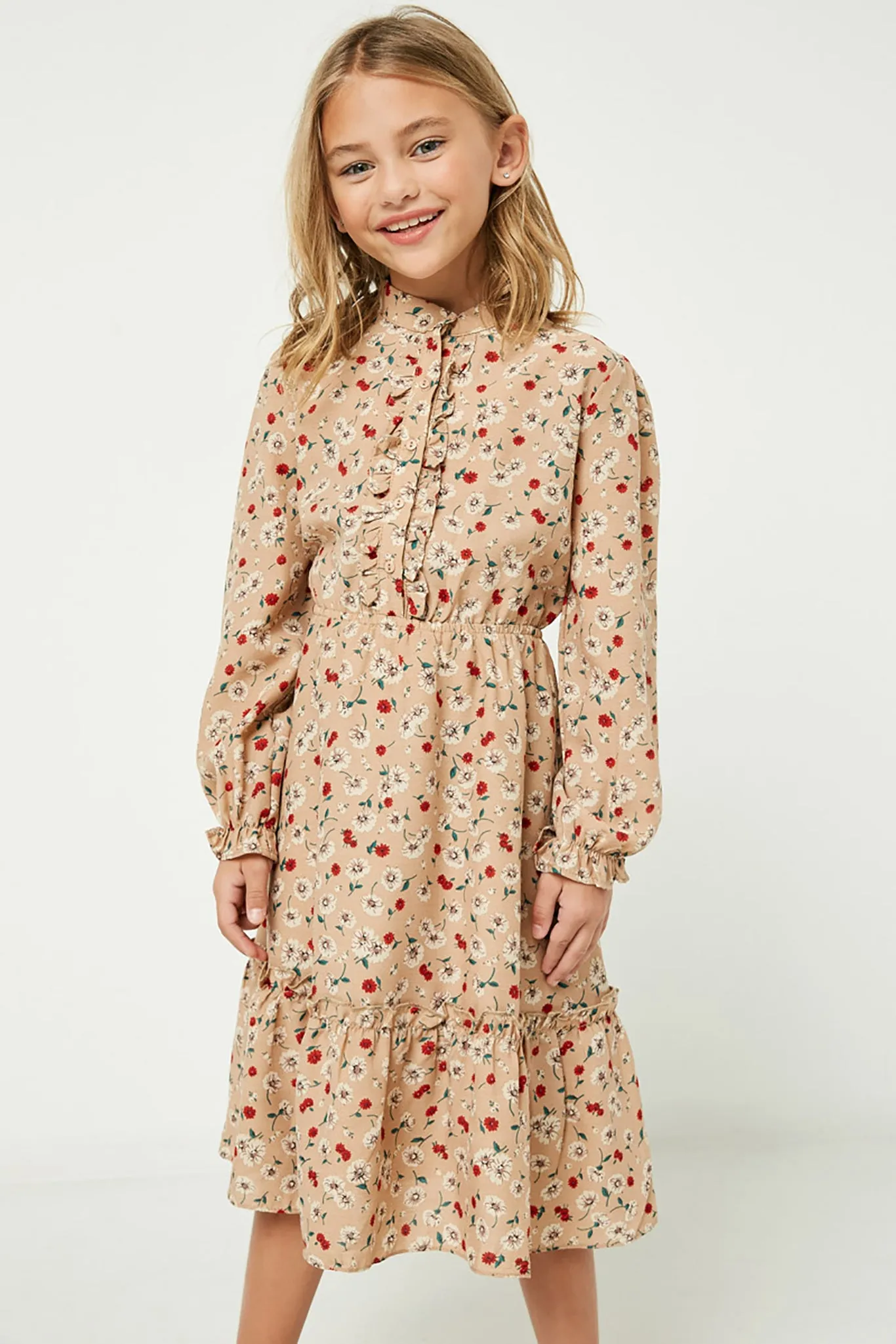 Floral Print Midi Dress