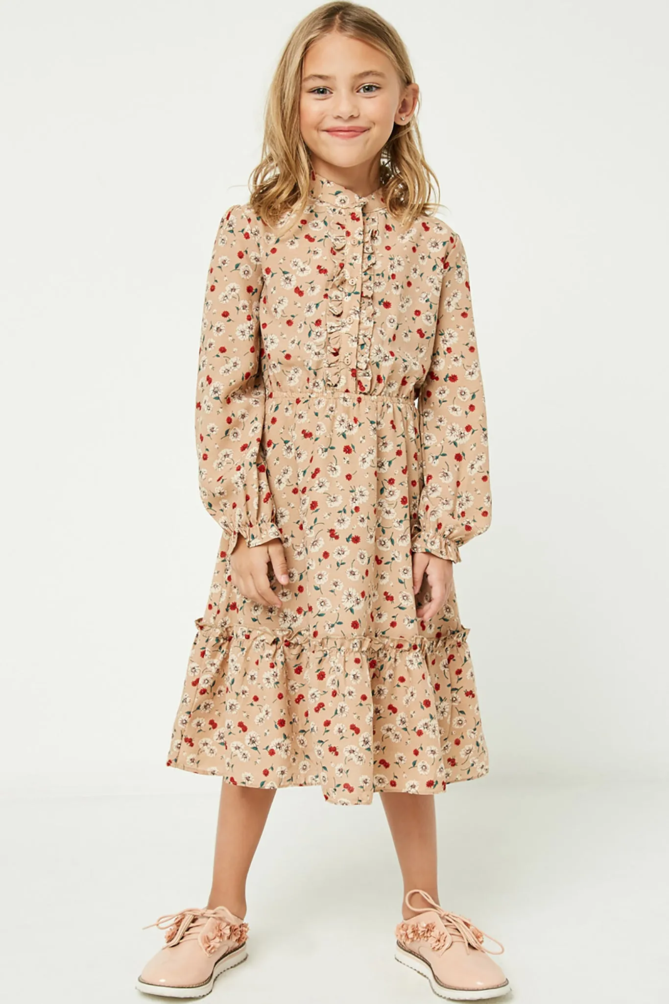 Floral Print Midi Dress
