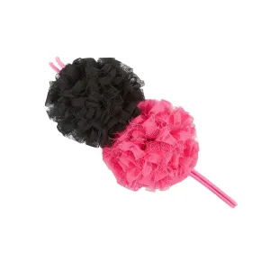 Flower ball hairwrap