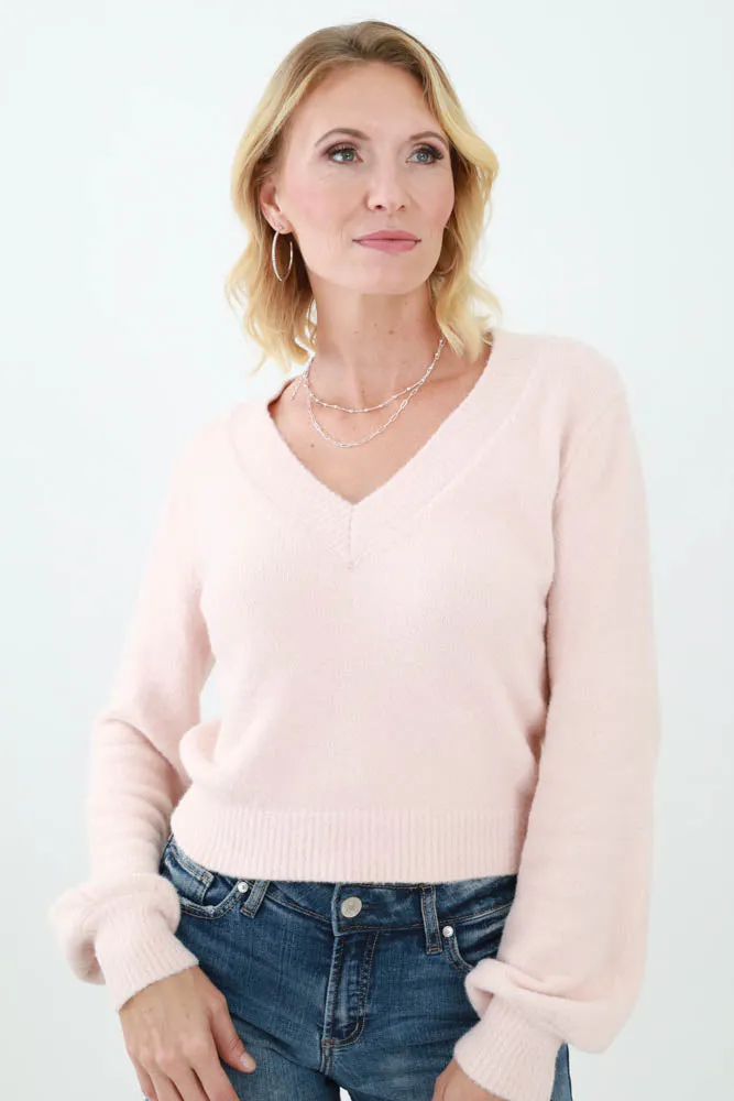 Forever Cozy Sweater - Pink