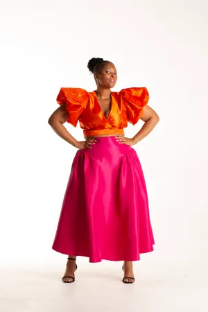 Frida Cerise Tee Skirt