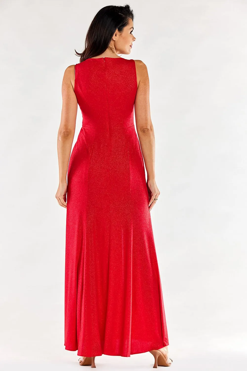 Front Slit Luxe Fitted Gown