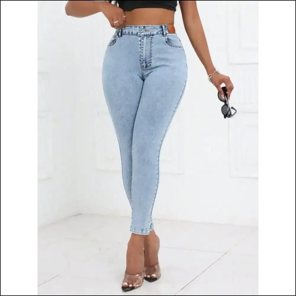 Get your Chic High Waist Skinny Jeans: the Comfy Bestie you Deserve! 👖💖