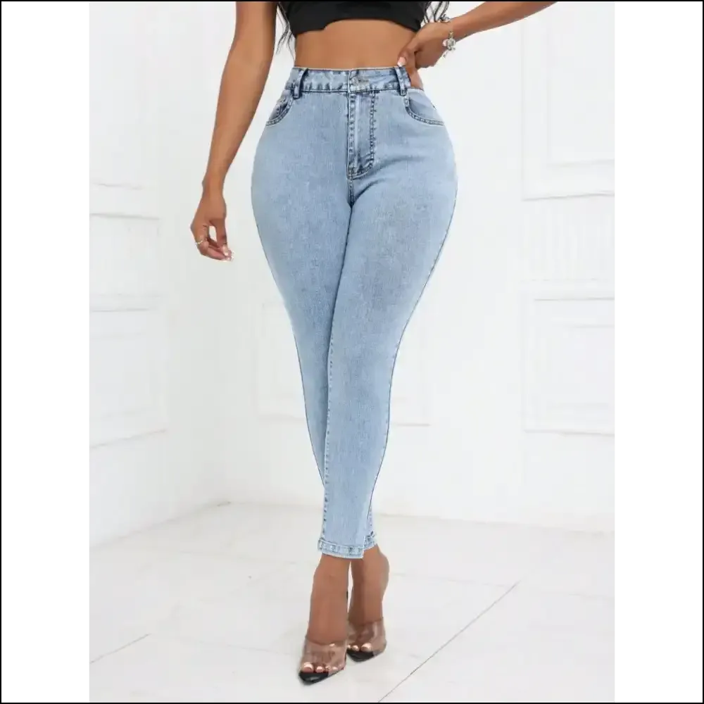 Get your Chic High Waist Skinny Jeans: the Comfy Bestie you Deserve! 👖💖