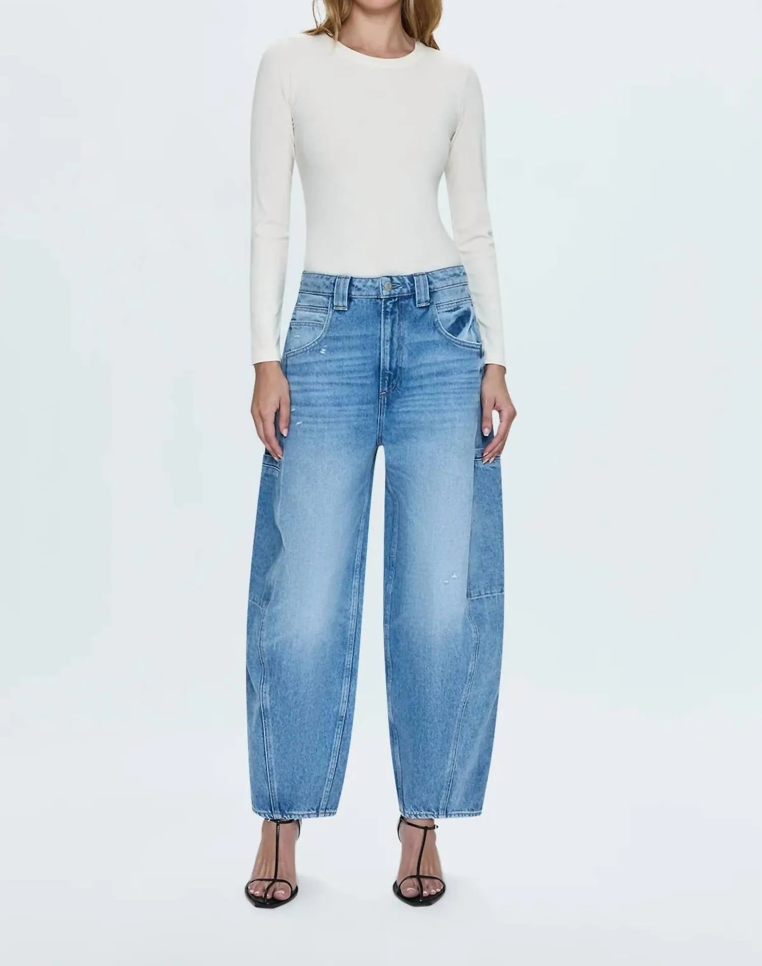 Gio High Rise Balloon Jean In Freestyle