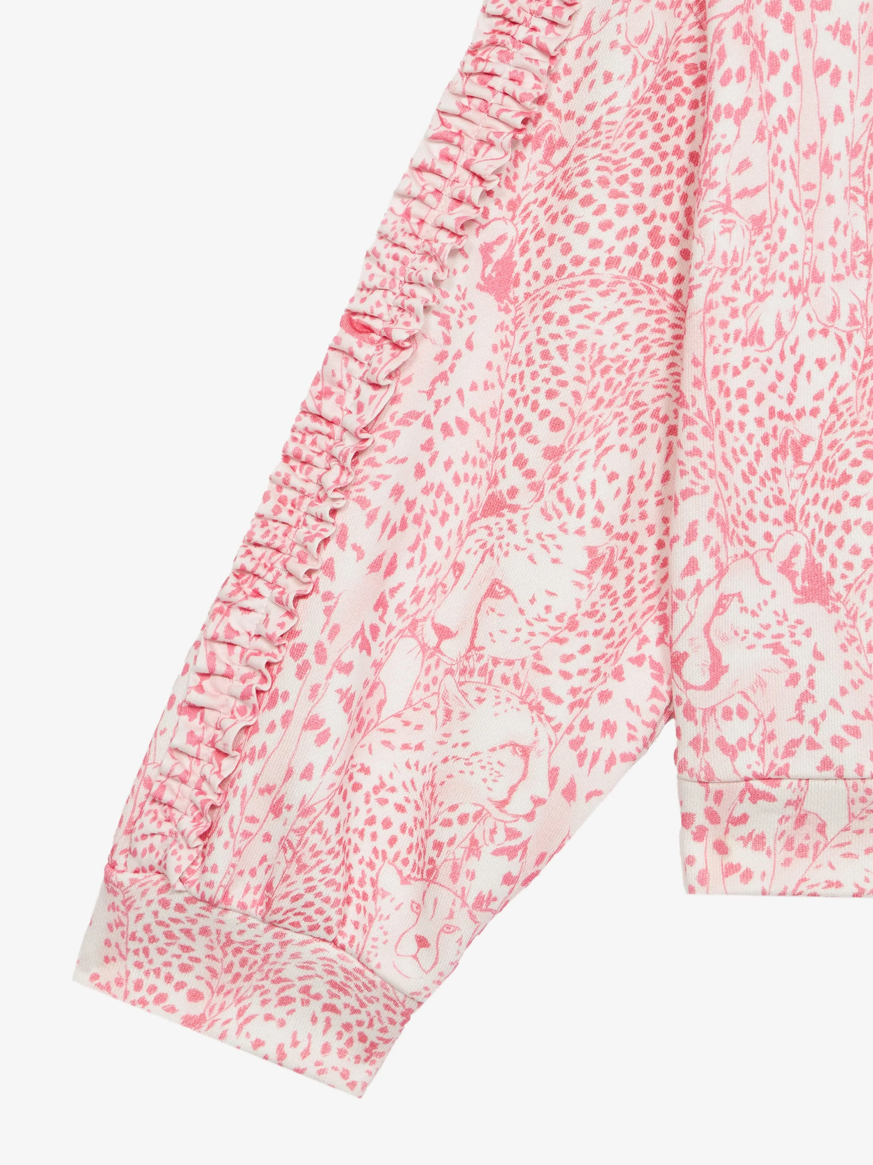 Girls Branded Sweatshirt in Pink
