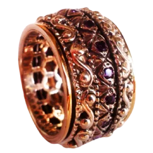 Gold and silver spinner rings jewelry from Israeli Rings for Woman