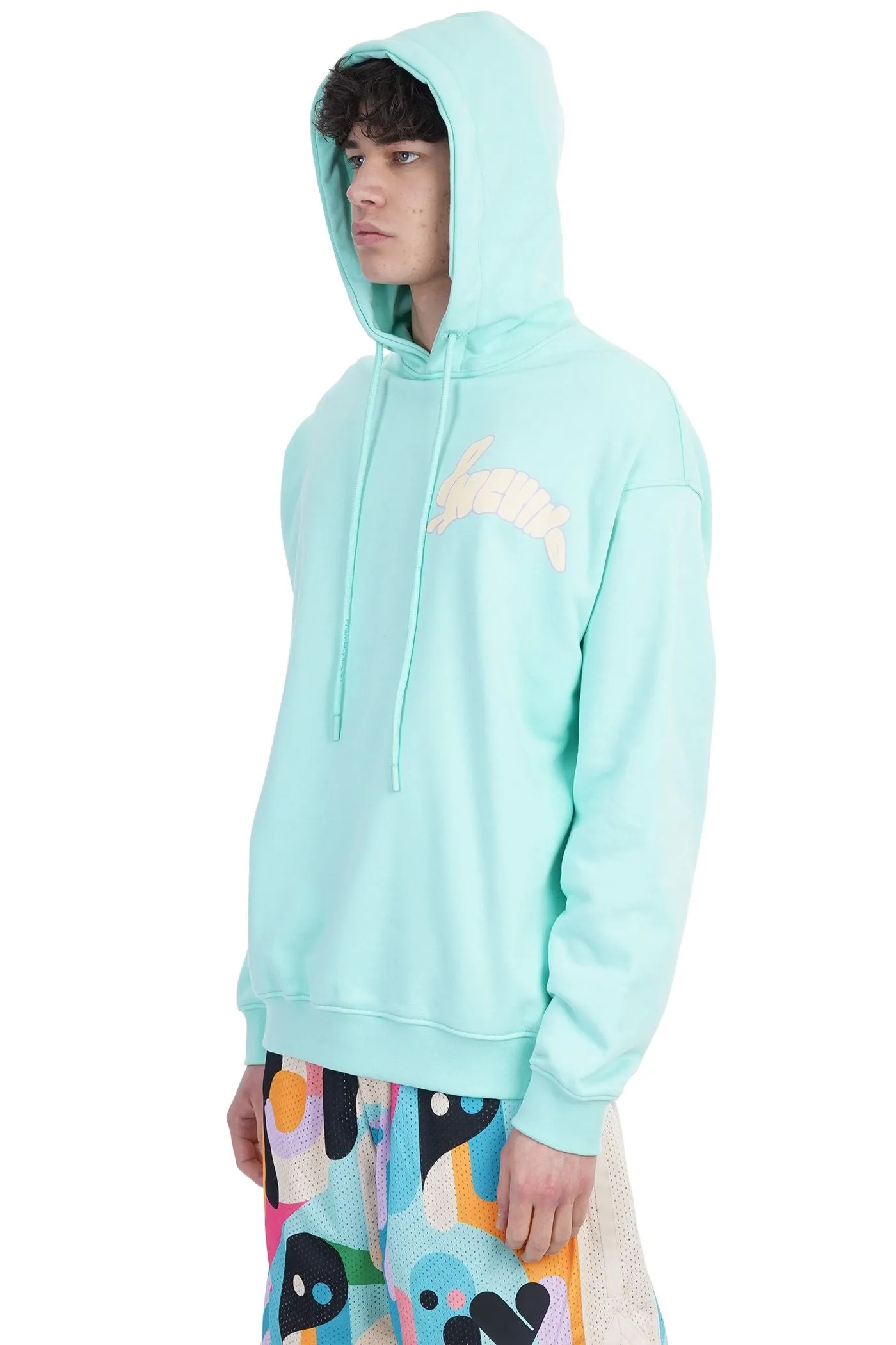 Green Cotton Men Sweater