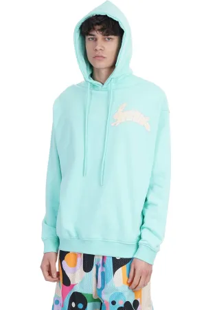 Green Cotton Men Sweater