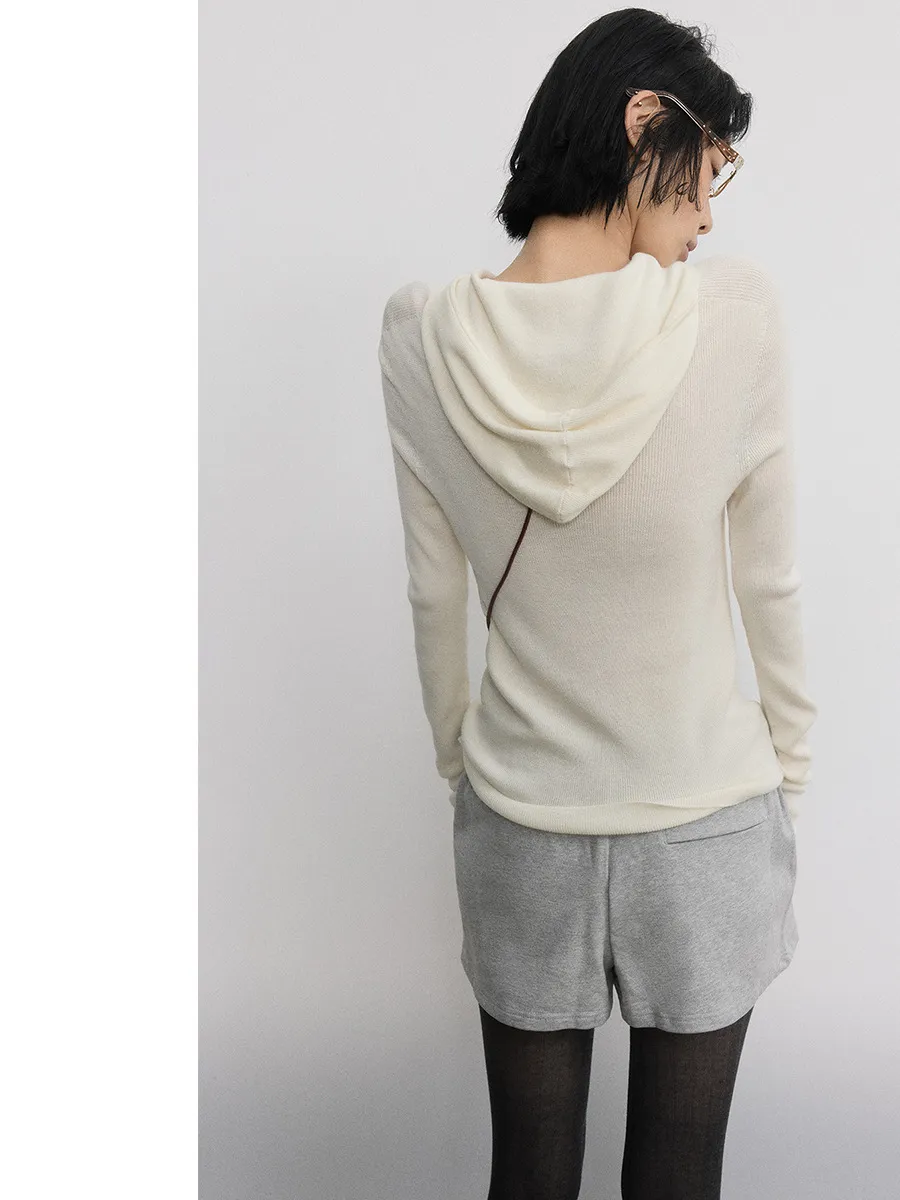 Half-Zip Ribbed Knit Sweater