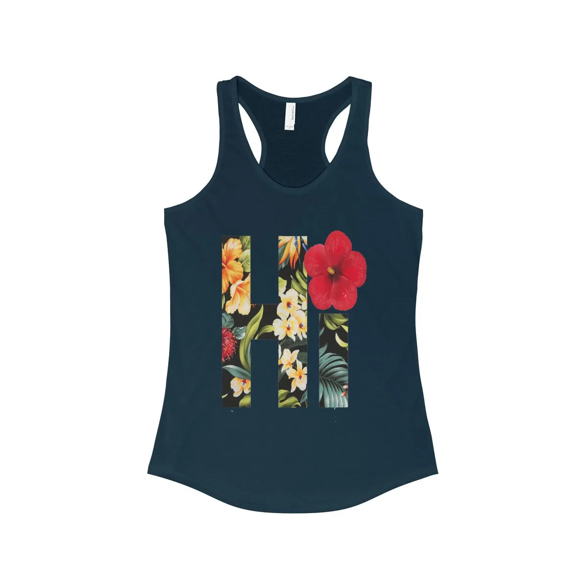 Hi Floral Hawaii Racerback Tank