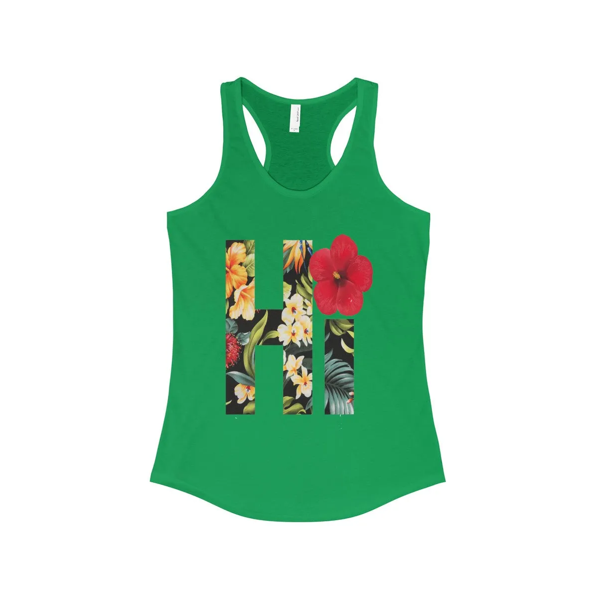 Hi Floral Hawaii Racerback Tank