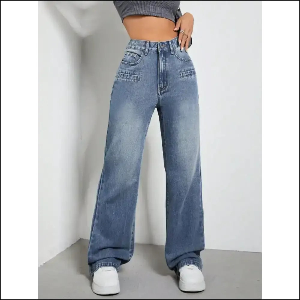 High Rise Wide Leg Jeans: Because Comfort Should Always be Chic 😎👖