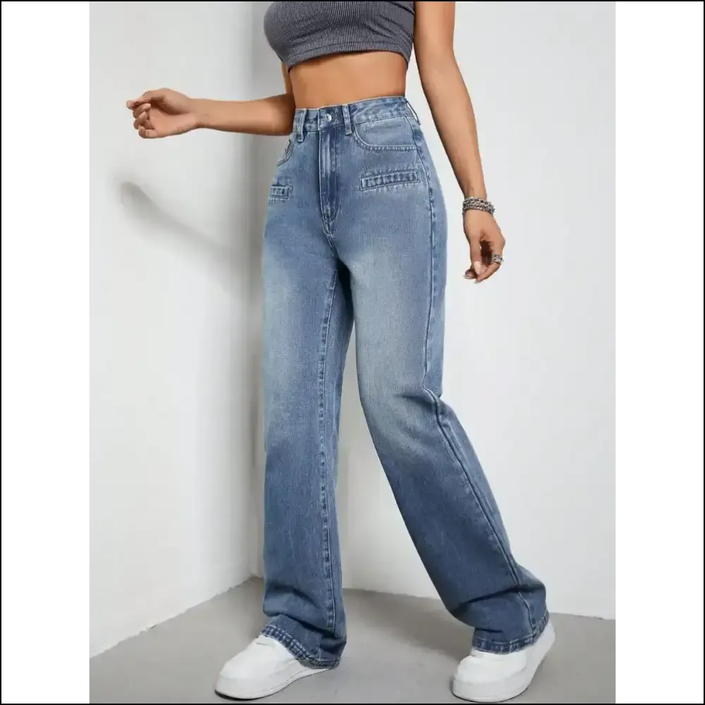 High Rise Wide Leg Jeans: Because Comfort Should Always be Chic 😎👖