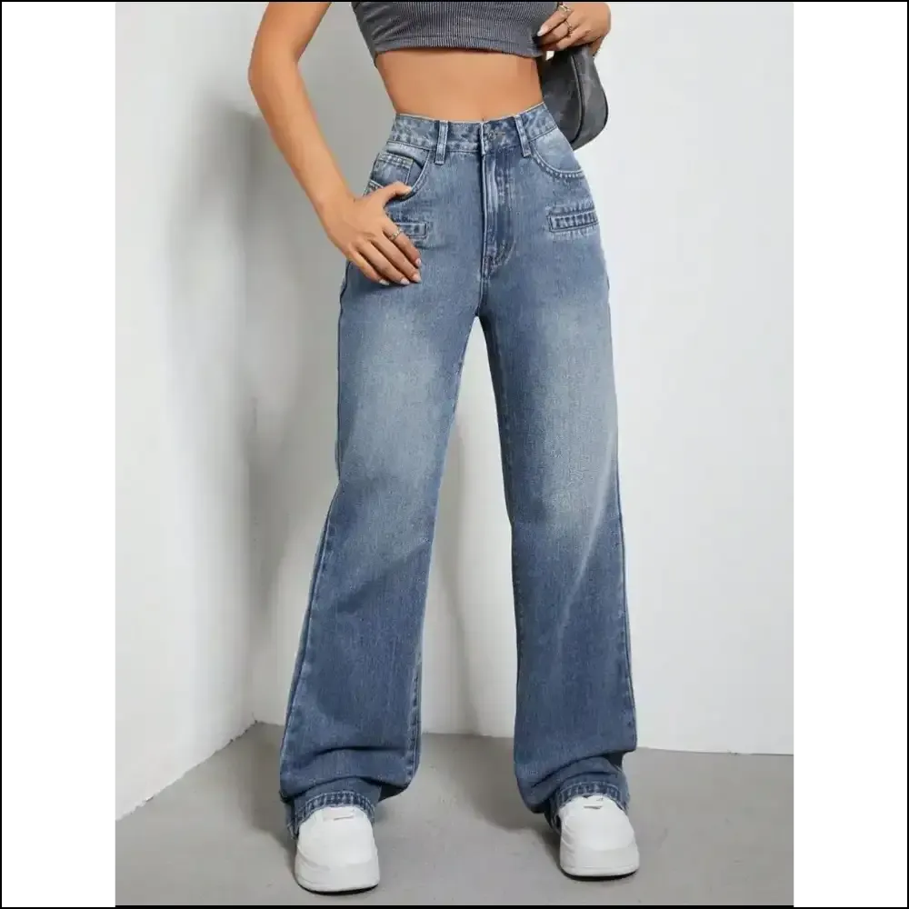 High Rise Wide Leg Jeans: Because Comfort Should Always be Chic 😎👖