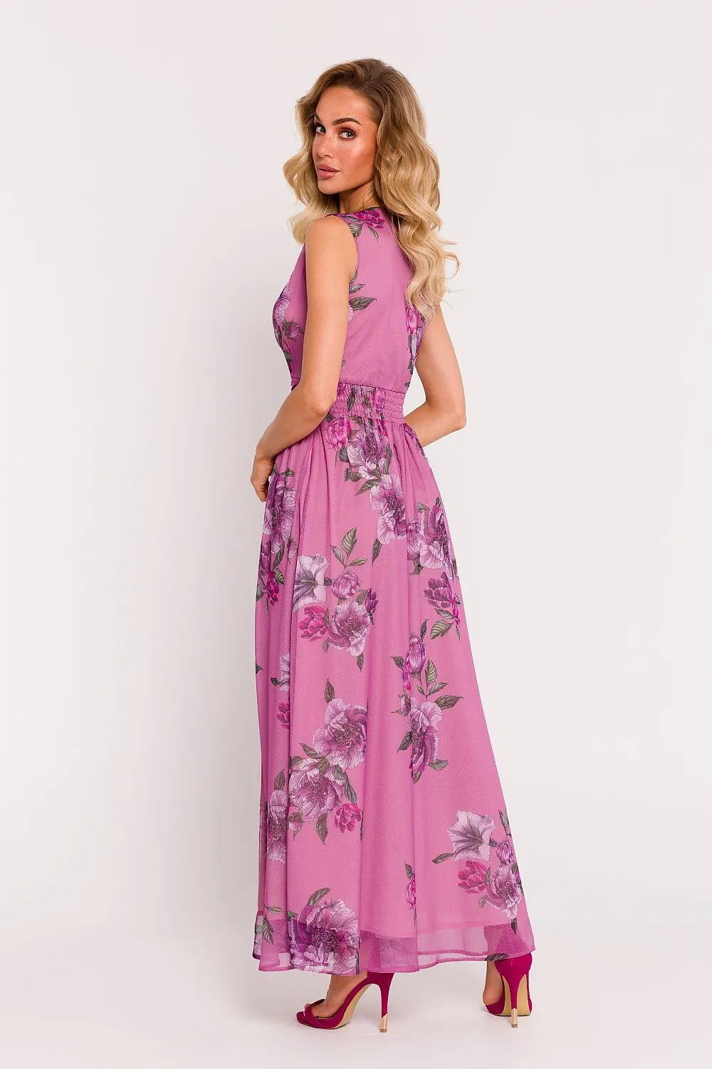 High Slit Fitted Maxi Dress