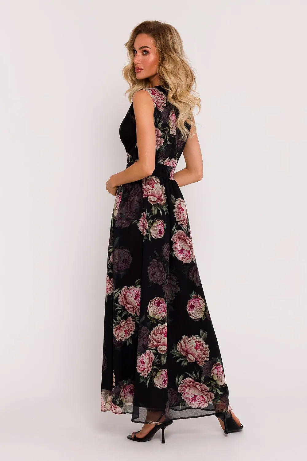 High Slit Fitted Maxi Dress