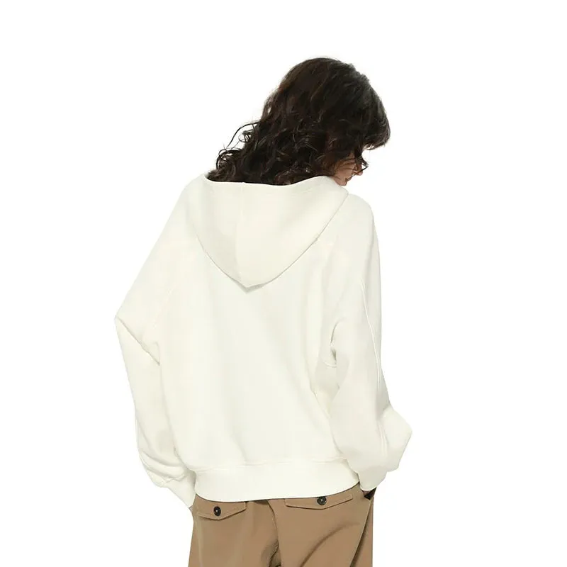 Hooded Zip-Up Sweater