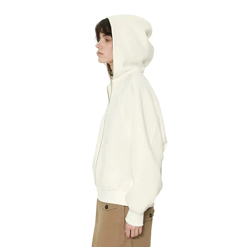 Hooded Zip-Up Sweater