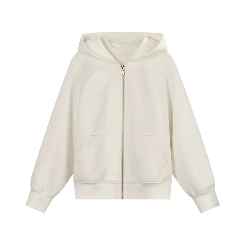 Hooded Zip-Up Sweater