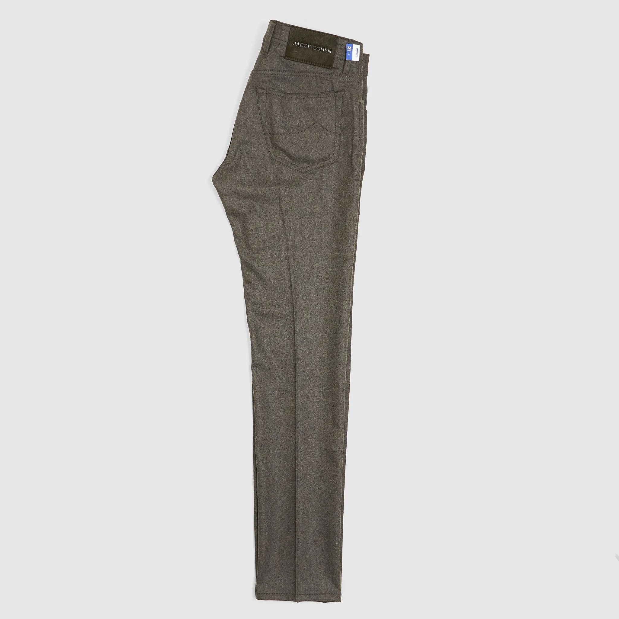Jacob Cohen 5 Pocket Slim Fit Wool Blend Jeans
