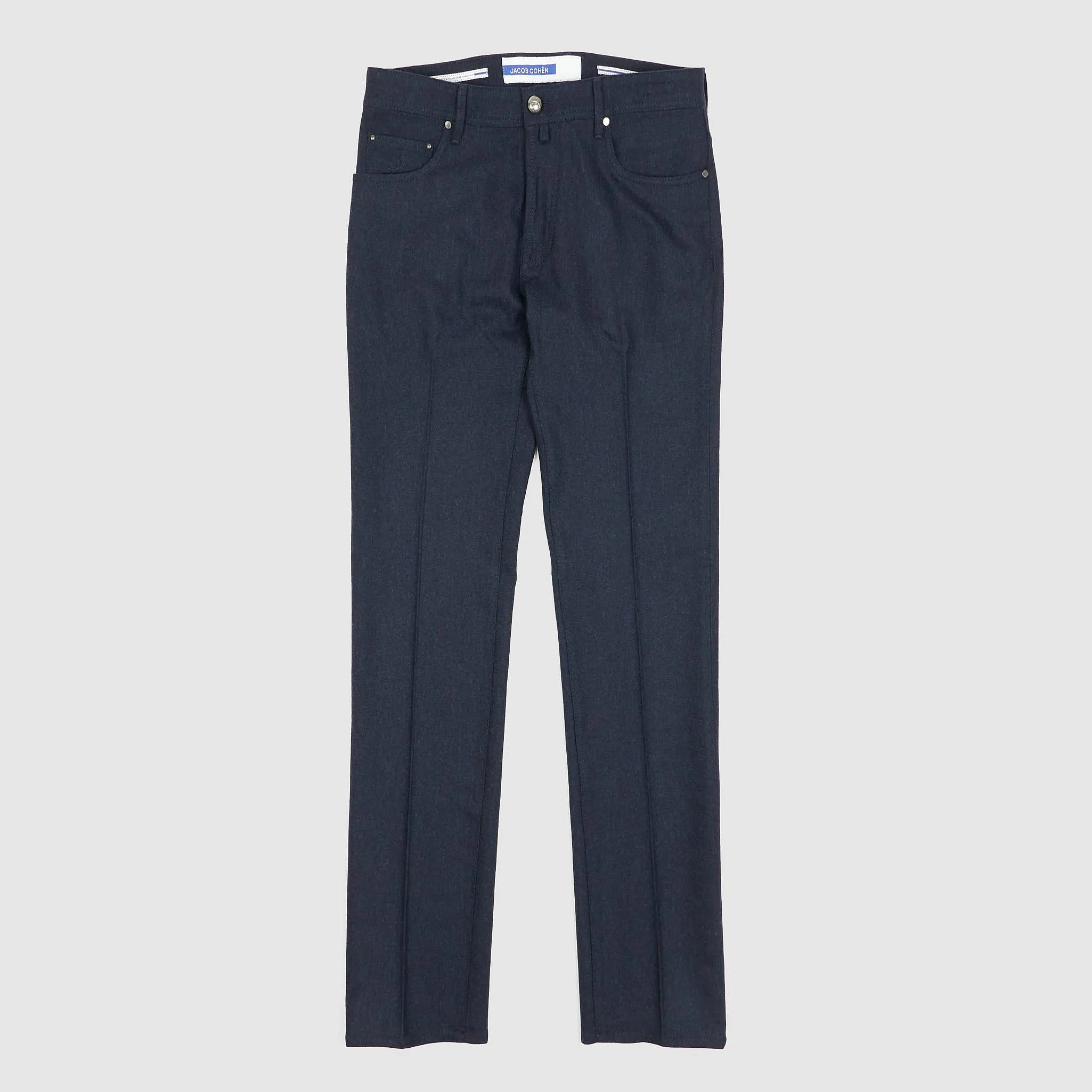 Jacob Cohen 5 Pocket Slim Fit Wool Blend Jeans