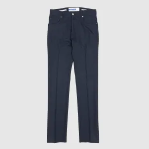 Jacob Cohen 5 Pocket Slim Fit Wool Blend Jeans