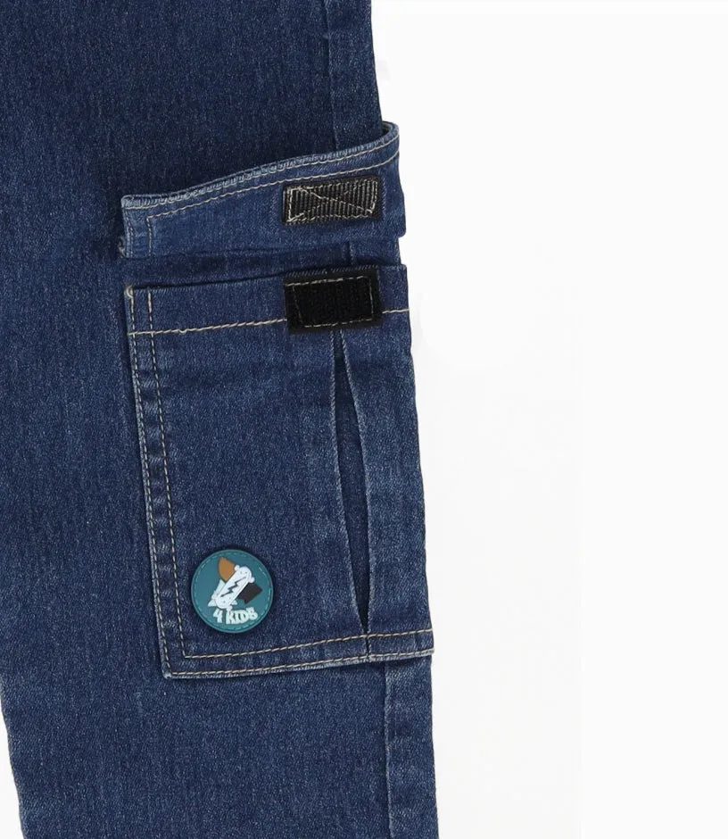 Jeans niño cargo