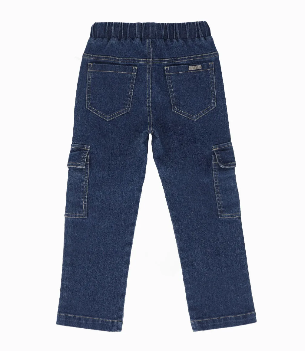 Jeans niño cargo