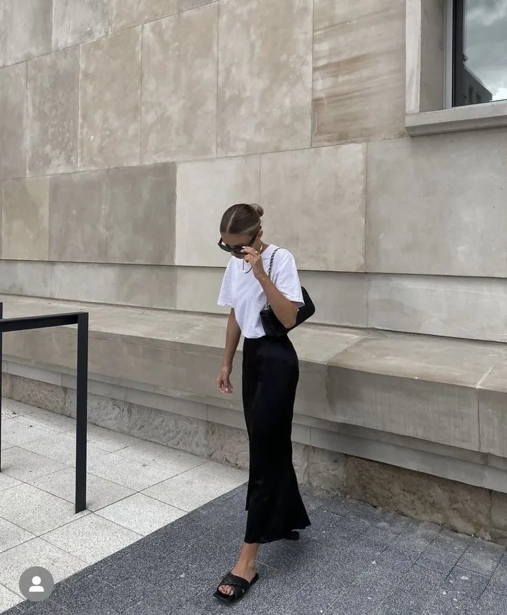JULY | SATIN MAXI SKIRT