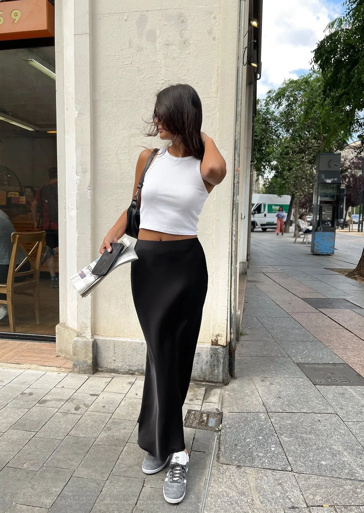 JULY | SATIN MAXI SKIRT