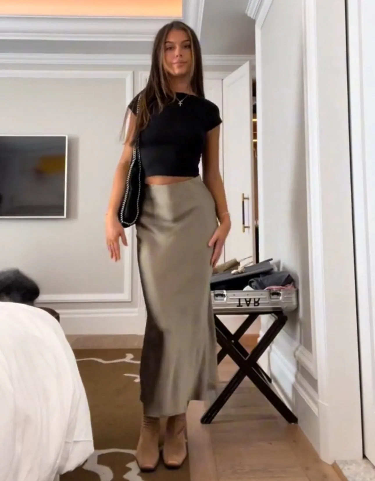 JULY | SATIN MAXI SKIRT