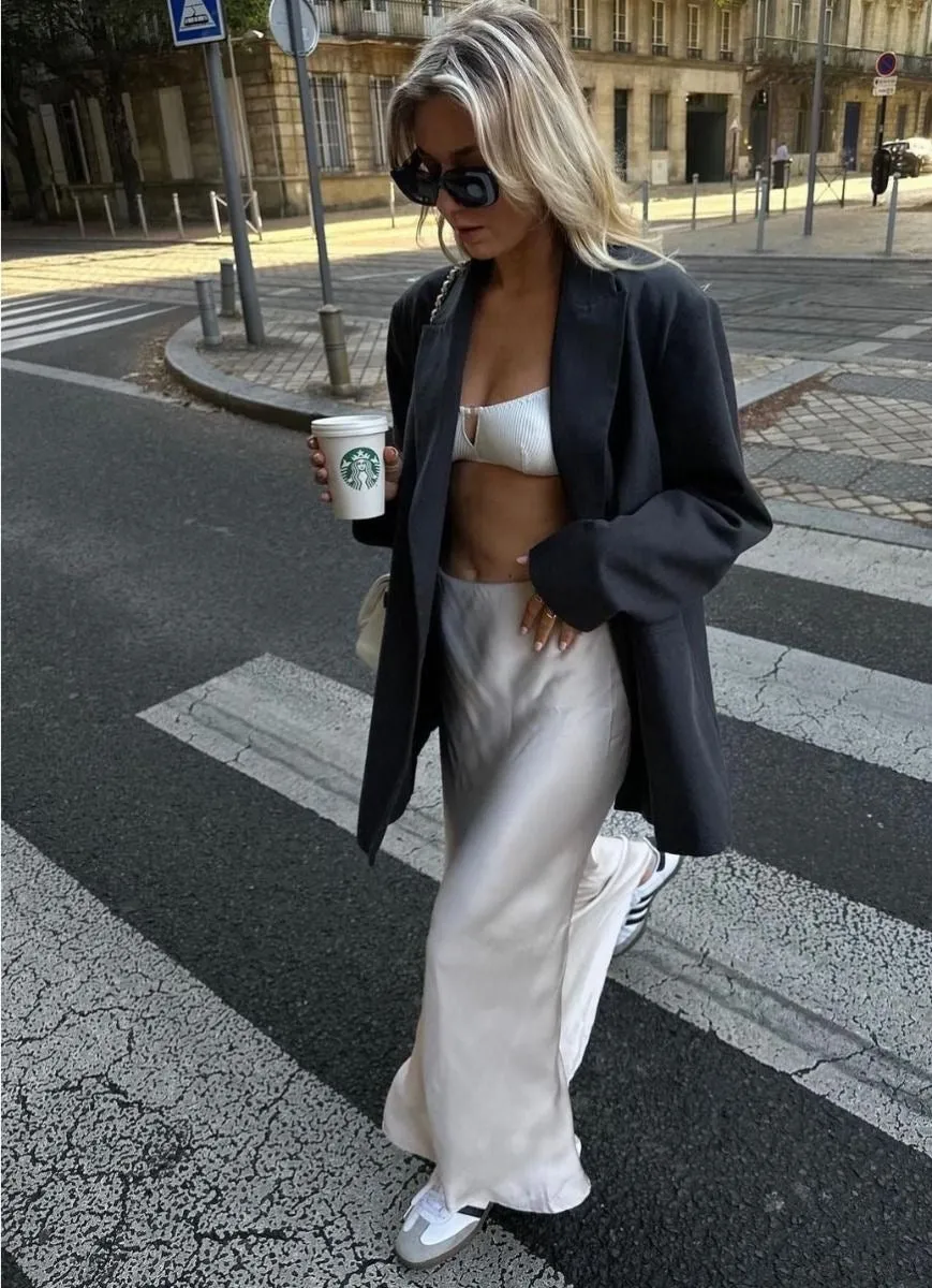 JULY | SATIN MAXI SKIRT