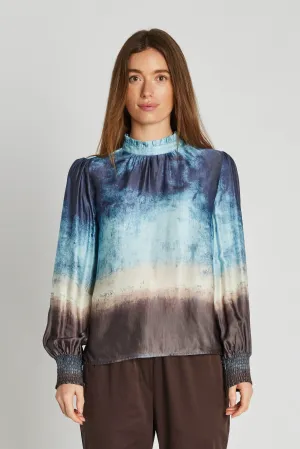 Kantana bluse - Blue mix