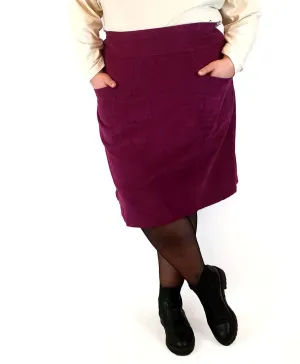 Karma East magenta cord skirt size 3XL (as new with tags)