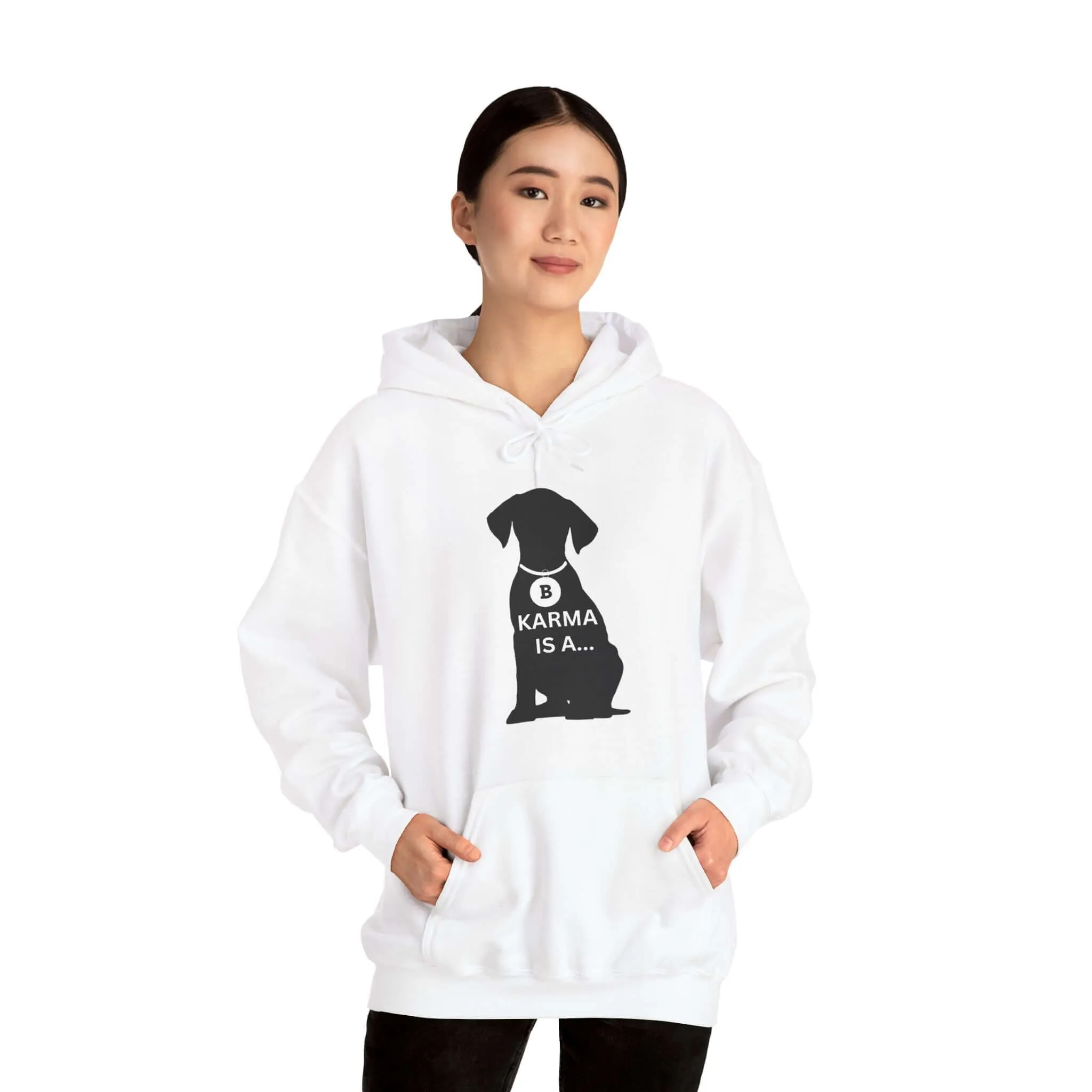 Karma Is A... Women's Graphic Hoodie