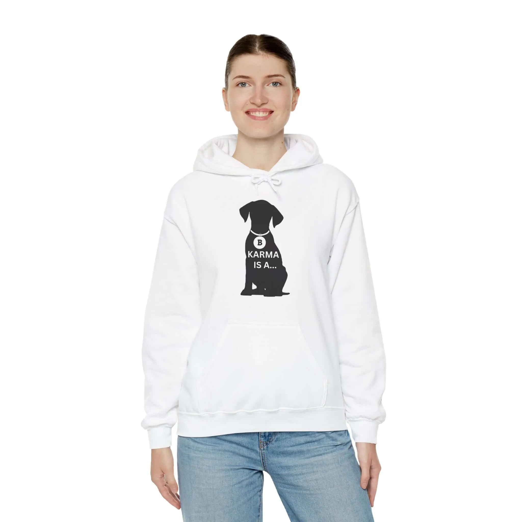 Karma Is A... Women's Graphic Hoodie