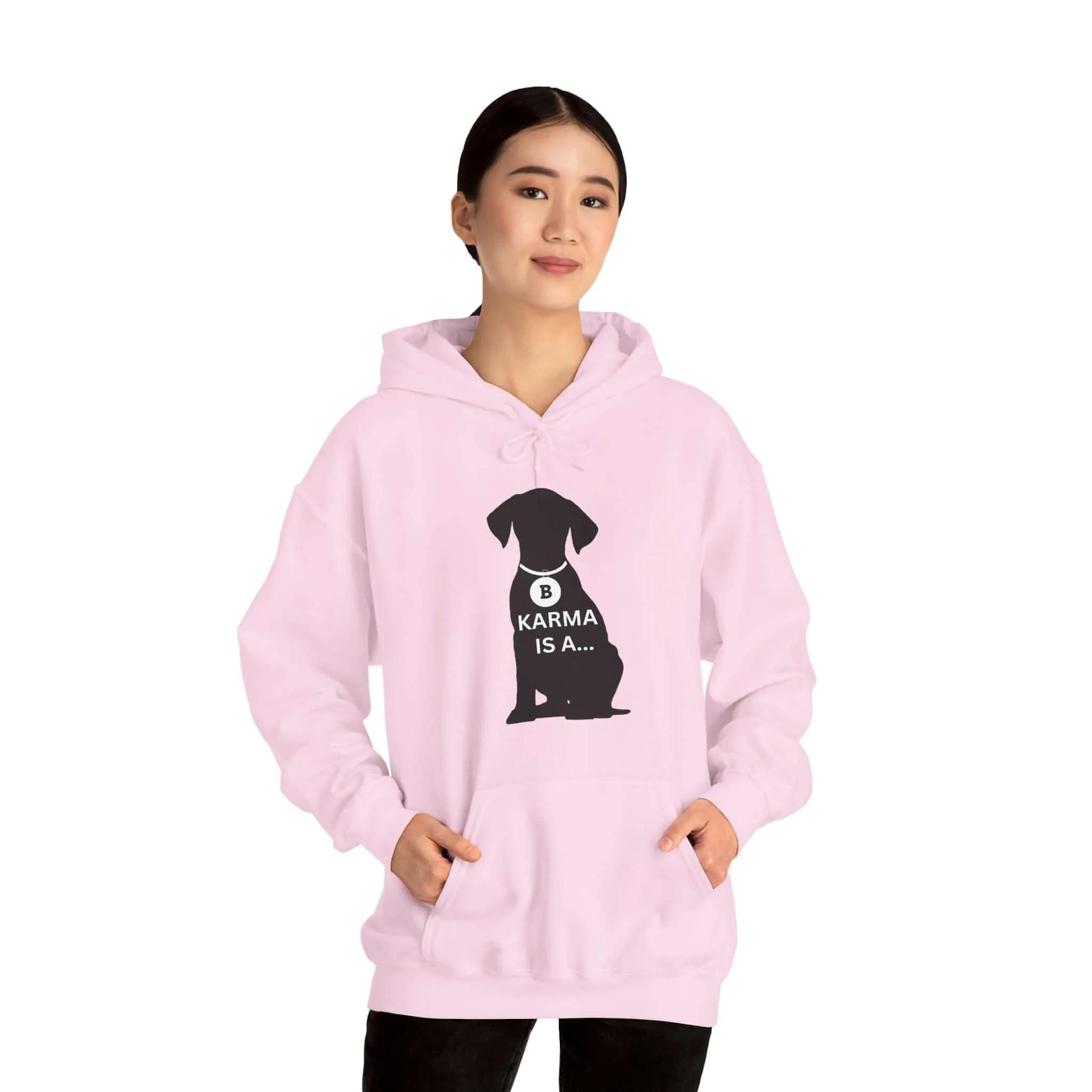 Karma Is A... Women's Graphic Hoodie