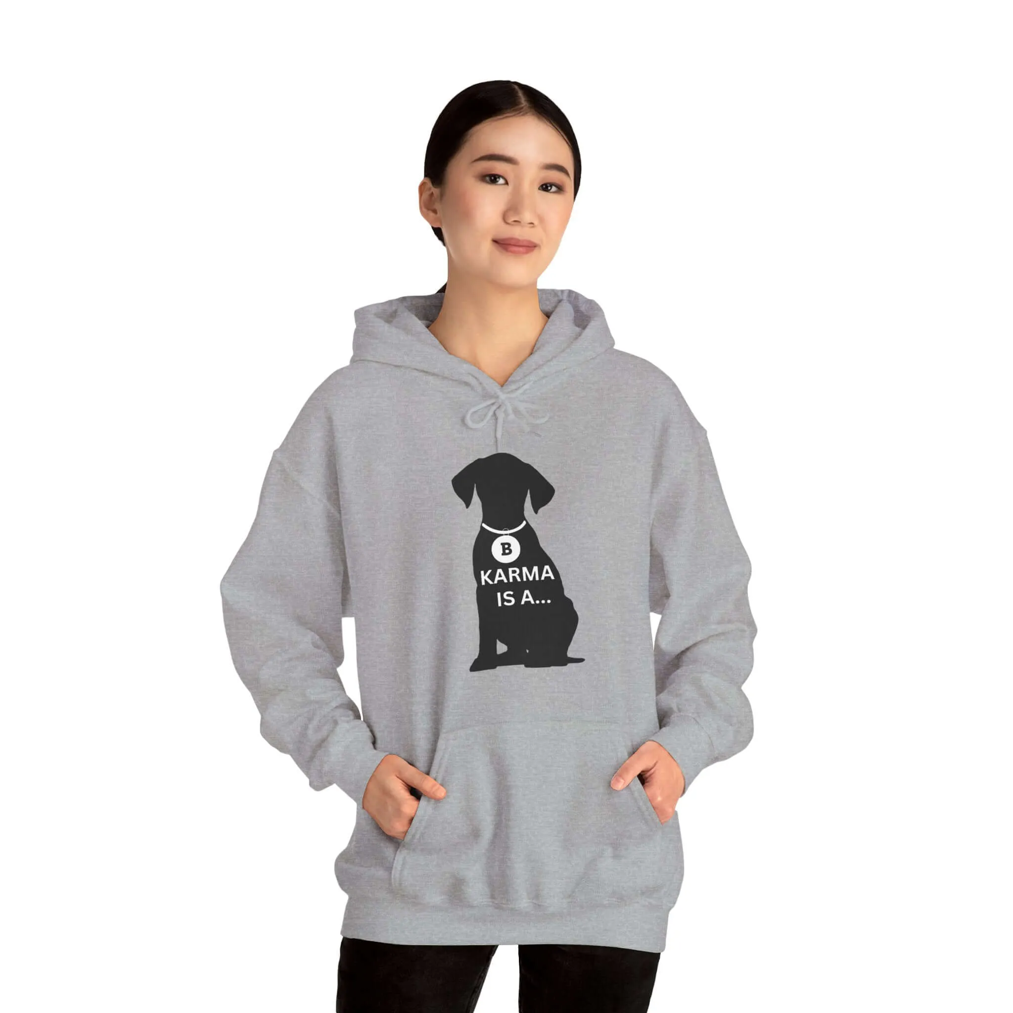 Karma Is A... Women's Graphic Hoodie