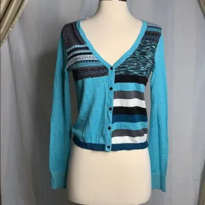 Kensie cropped knit Cardigan sweater