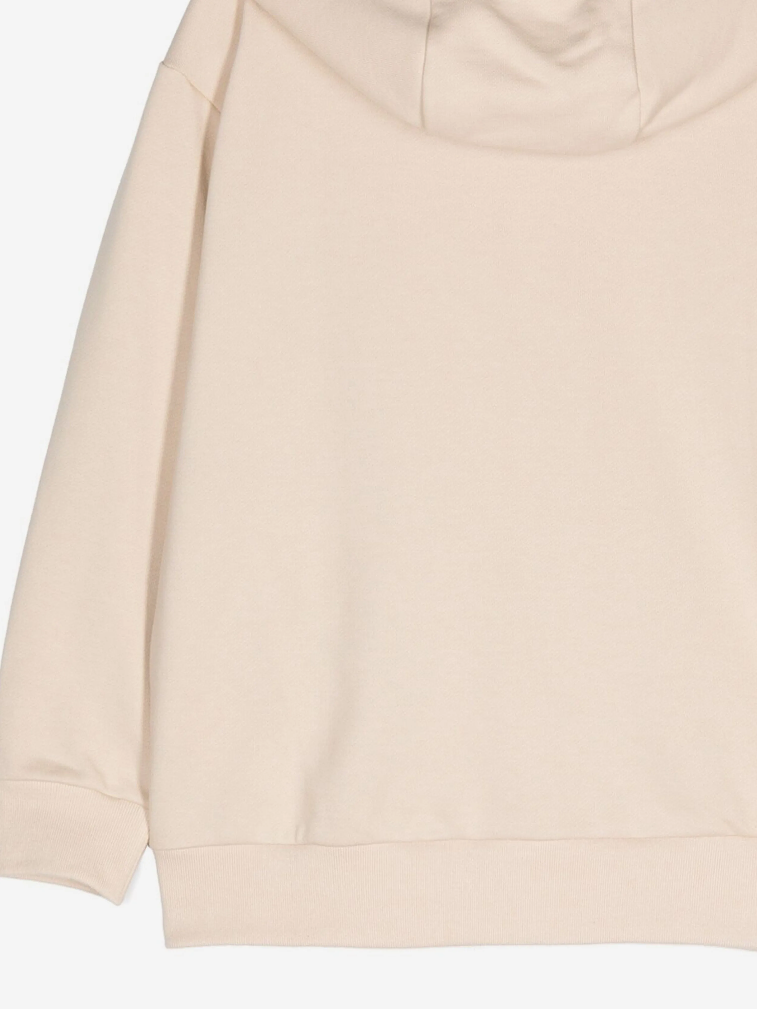 Kids Logo Zip Up Top in Beige