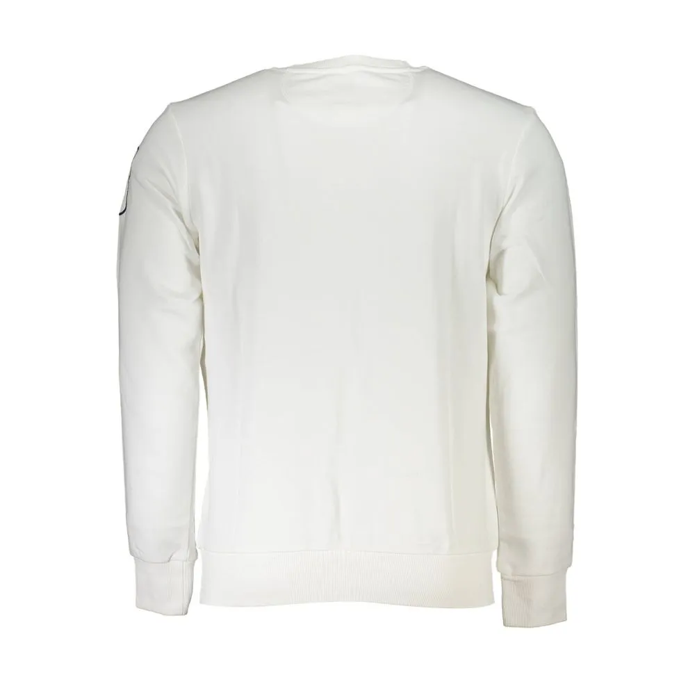 La Martina White Cotton Men Sweater
