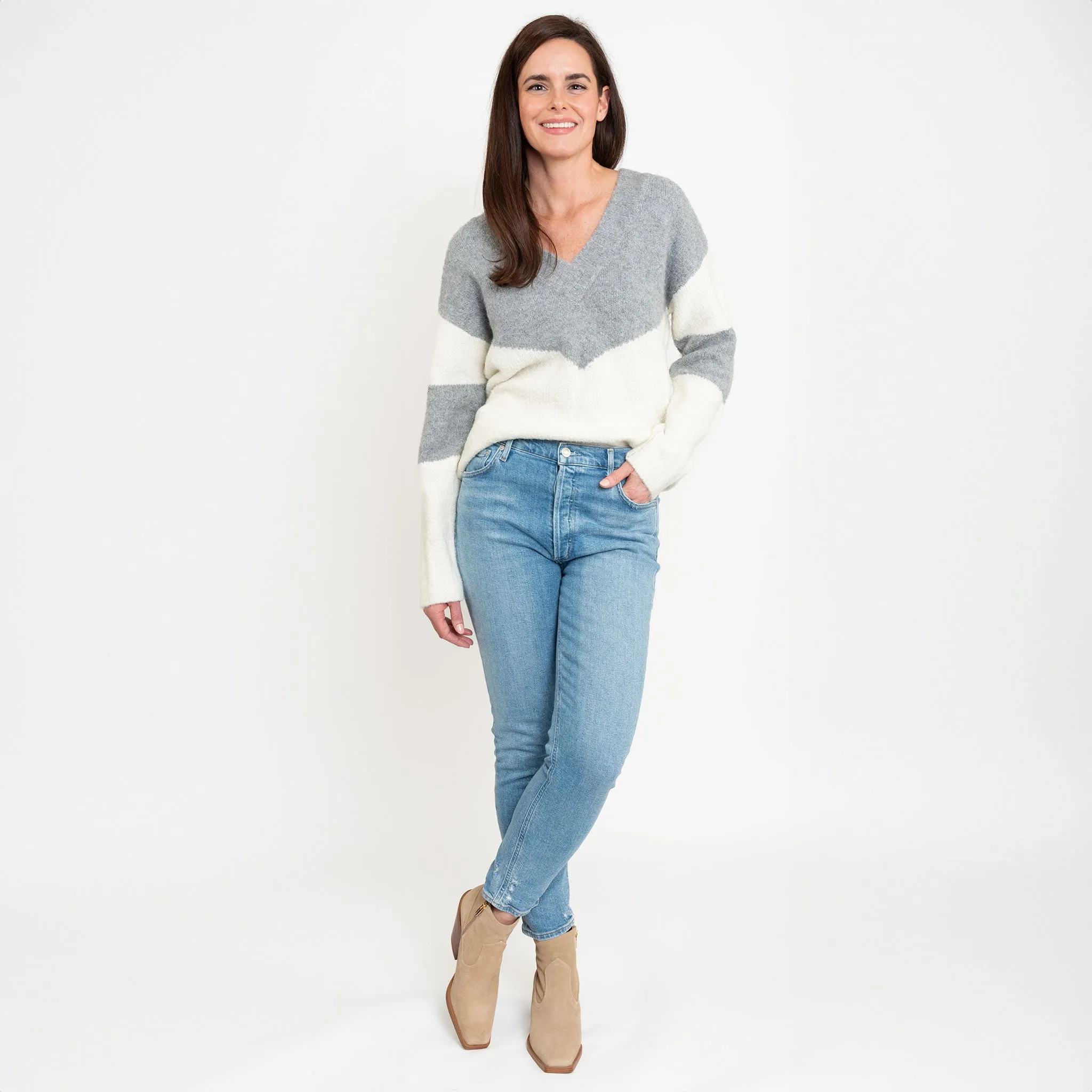 Lacen Color Block Sweater