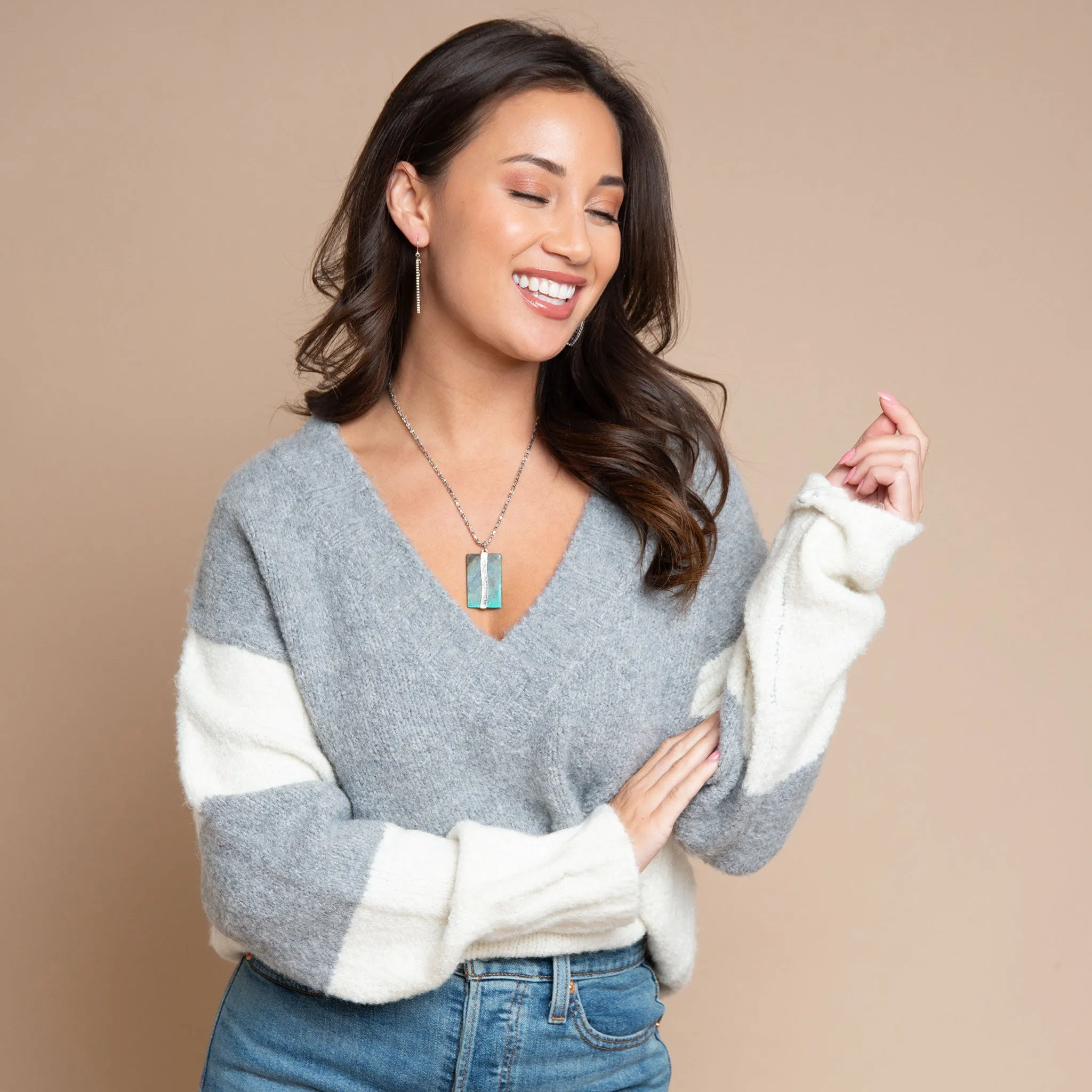 Lacen Color Block Sweater