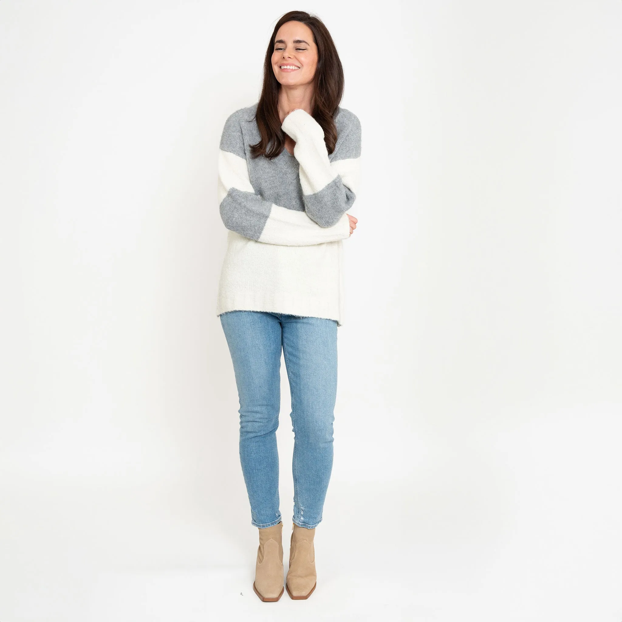 Lacen Color Block Sweater